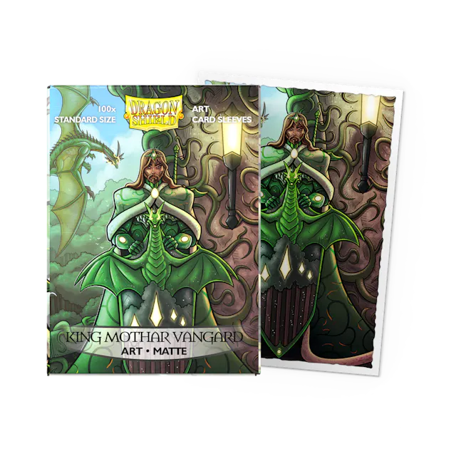 Dragon Shield: Standard Size Matte Art Sleeves: King Mothar Vanguard Dragon Shield: Standard Size Matte Art Sleeves: King Mothar Vanguard