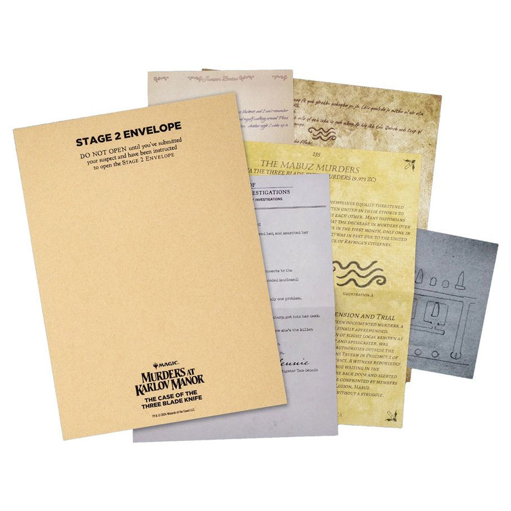 Magic The Gathering: Murders At Karlov Manor: The Case Of The Three Blade Knife