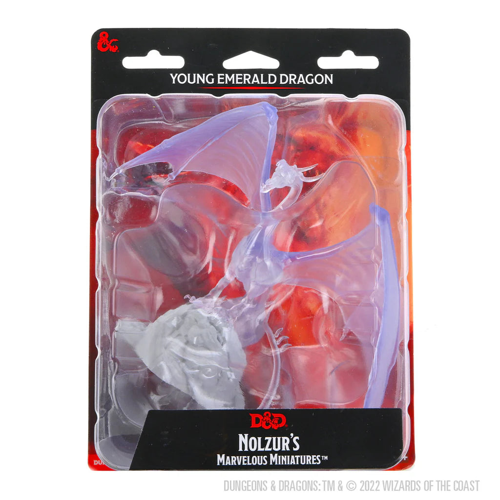 WizKids: D&D Nolzur's Marvelous Miniatures: Wave 17: Young Emerald Dragon