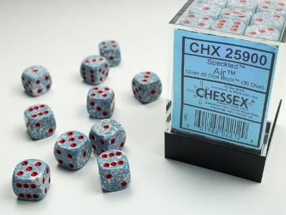 Chessex Dice: 12mm D6 Dice Block (36 dice)