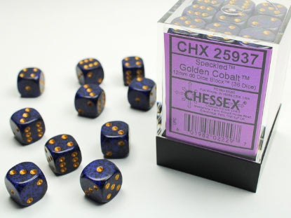 Chessex Dice: 12mm D6 Dice Block (36 dice)