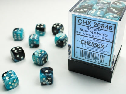 Chessex Dice: 12mm D6 Dice Block (36 dice)
