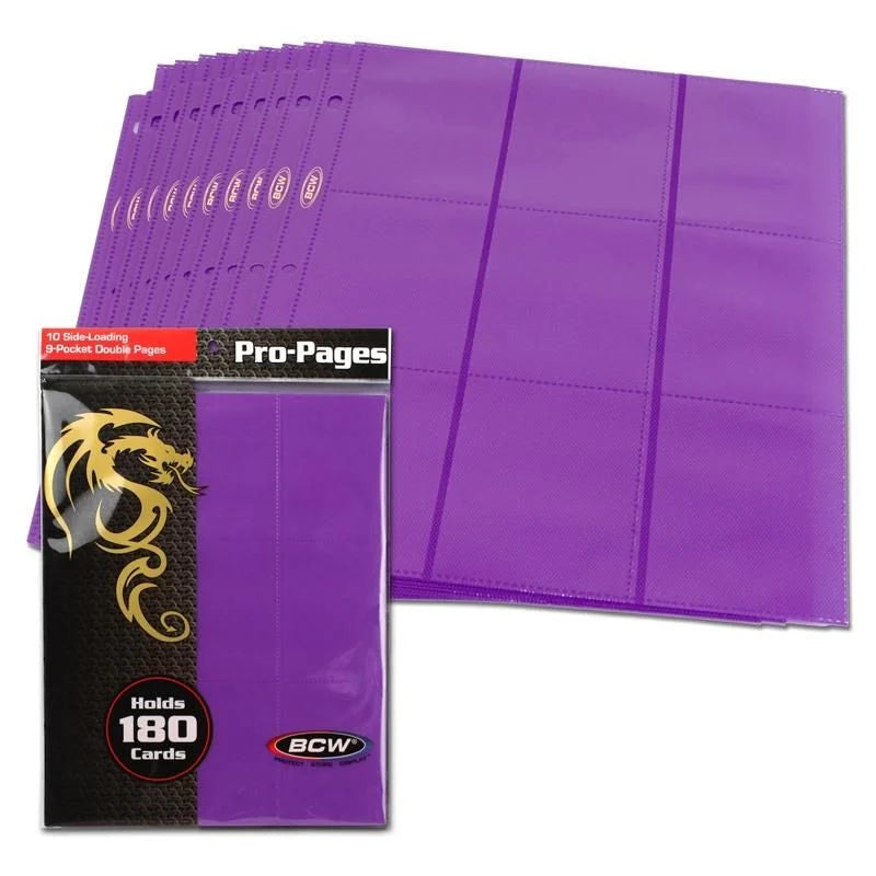 BCW: 18-Pocket Sideloading Pro Pages: