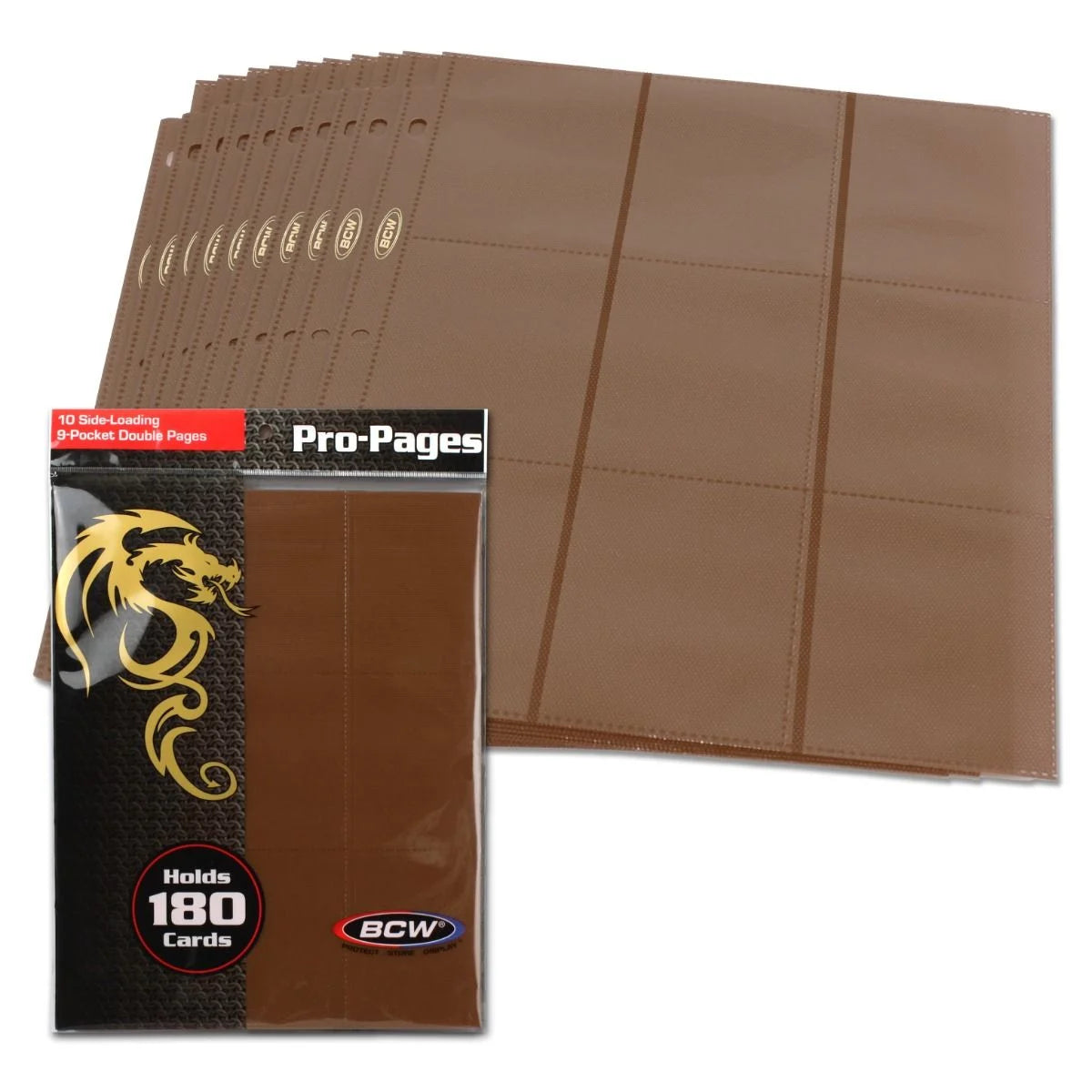 BCW: 18-Pocket Sideloading Pro Pages: