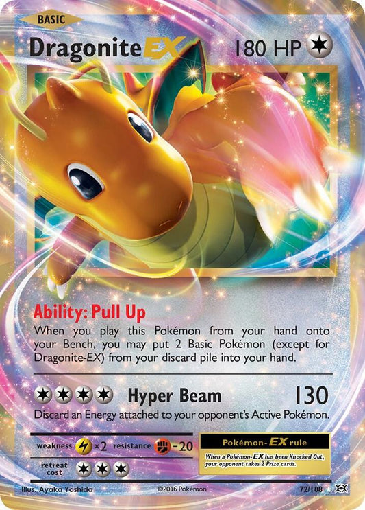 CGC Graded Card: Pokémon TCG XY Evolutions: Dragonite EX 72/108