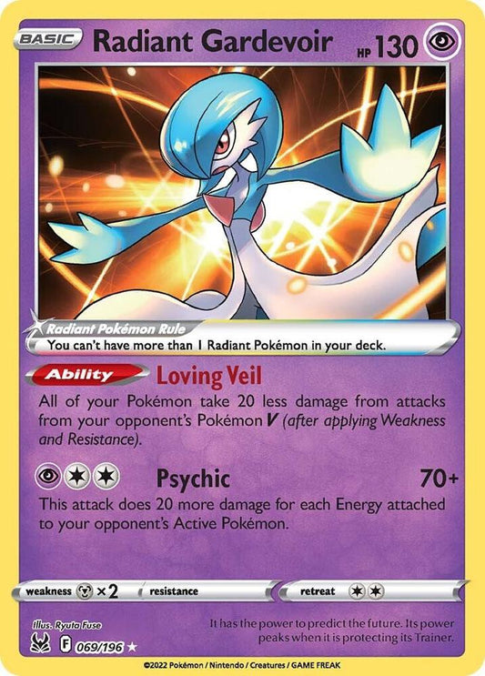 CGC Graded Card: Pokémon TCG Lost Origin: Radiant Gadevoir 69/196
