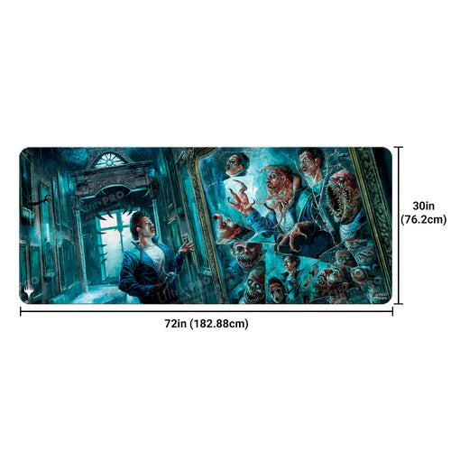 Ultra Pro: 6ft Tablemat: Magic The Gathering: Duskmourn: Mirror Mirror Room / Fractured Realm