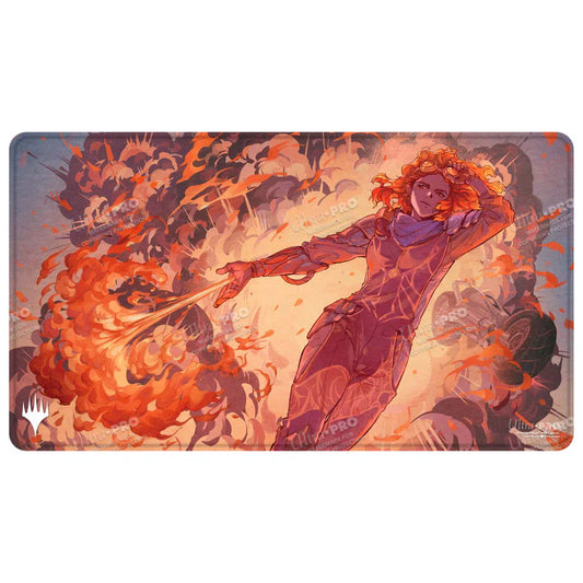 Ultra Pro: Stitched Edge Playmat for Magic The Gathering: Aetherdrift: Chandra's Ignition