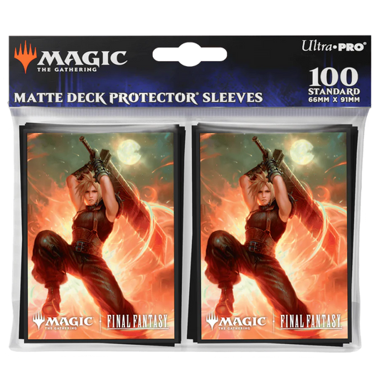 Ultra Pro: 100ct Deck Protector Sleeves for Magic The Gathering: Final Fantasy: Cloud, Ex-Soldier