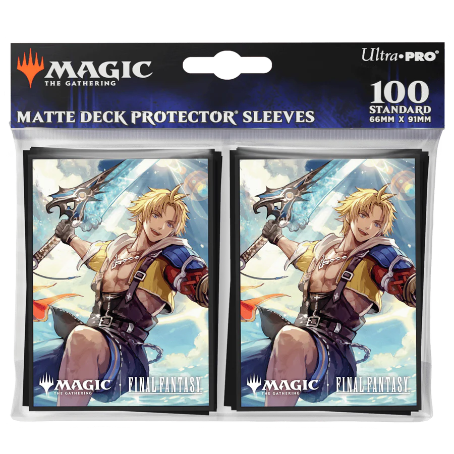 Ultra Pro: 100ct Deck Protectors for Magic The Gathering: Final Fantasy: Tidus, Yuna's Guardian