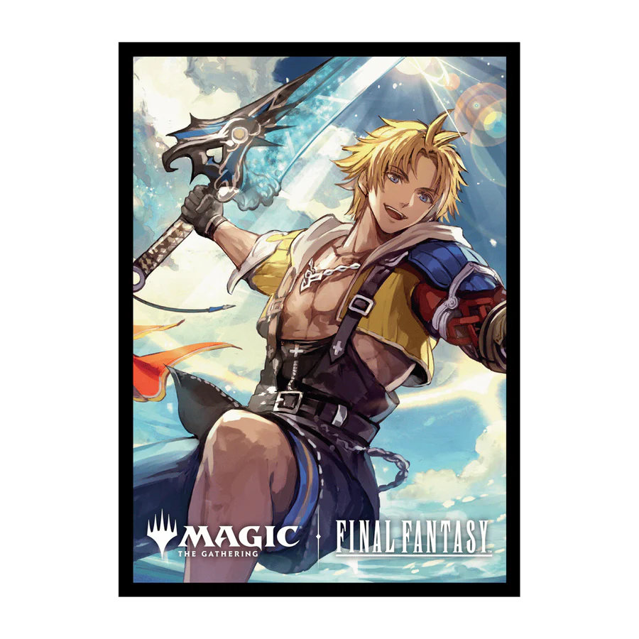 Ultra Pro: 100ct Deck Protectors for Magic The Gathering: Final Fantasy: Tidus, Yuna's Guardian