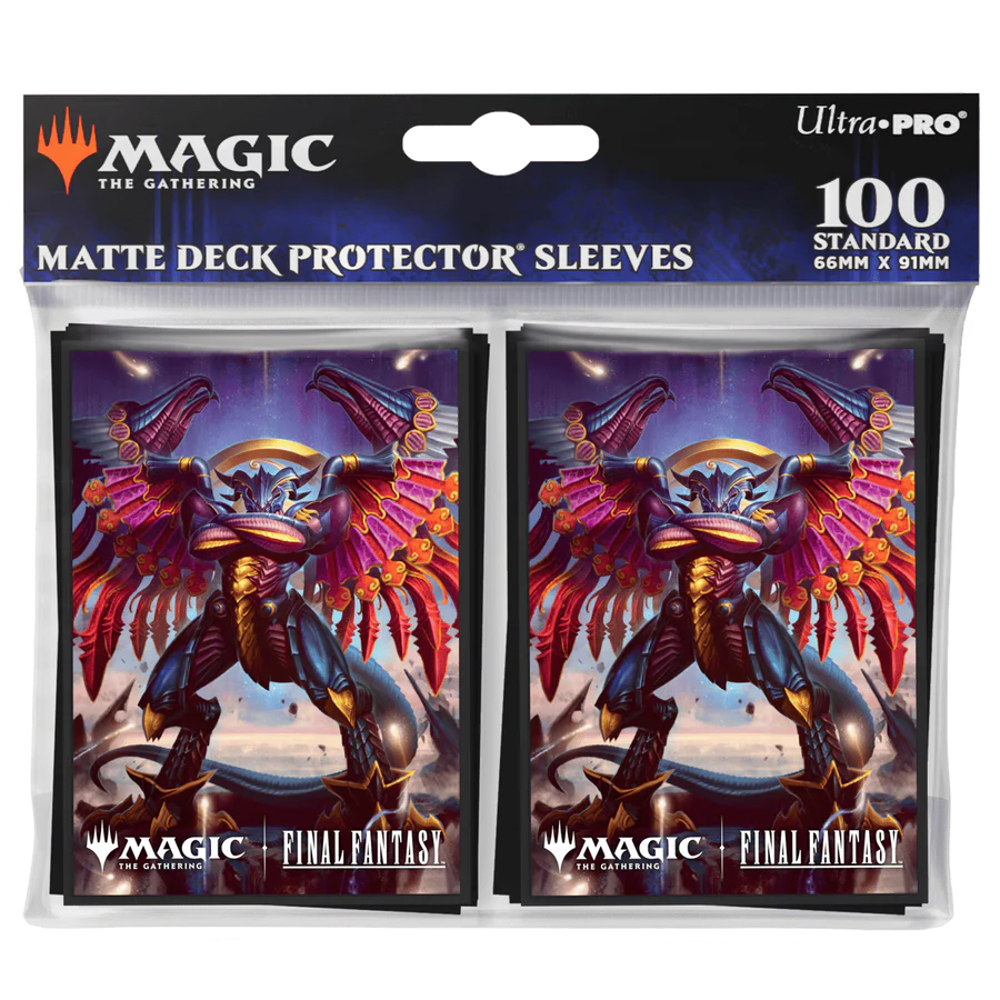 Ultra Pro: 100ct Deck Protector Sleeves for Magic The Gathering: Final Fantasy: Summon Bahamut