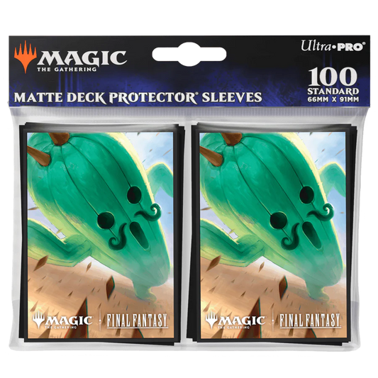 Ultra Pro: Matte Deck Protector Sleeves for Magic The Gathering: Final Fantasy: Jumbo Cactuar