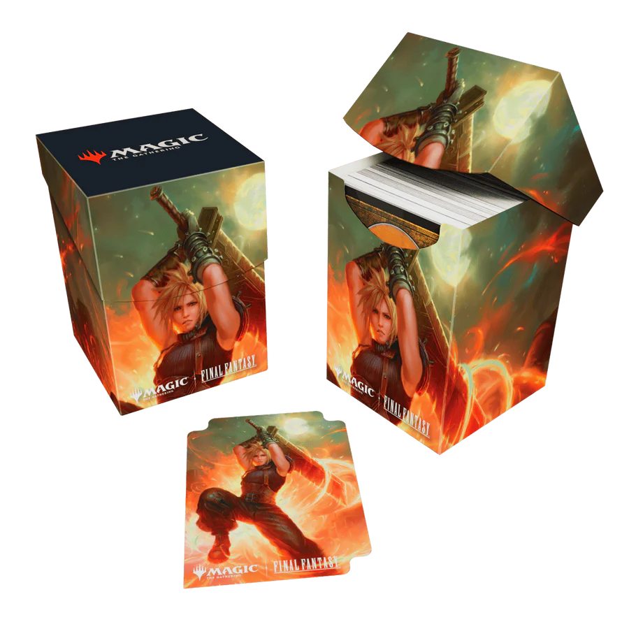 Ultra Pro: 100+ Deck Box for Magic The Gathering: Final Fantasy: Cloud, Ex-Soldier