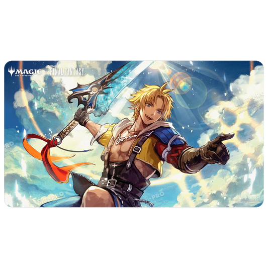 Ultra Pro: Standard Playmat for Magic The Gathering Final Fantasy: Tidus, Yuna's Guardian
