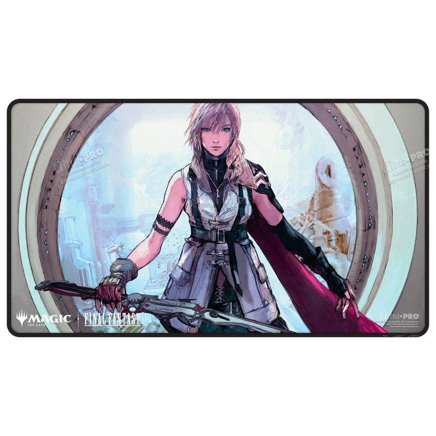 Ultra Pro: Magic The Gathering Final Fantasy Black-Stitched Playmat: Lightning, Armory of One
