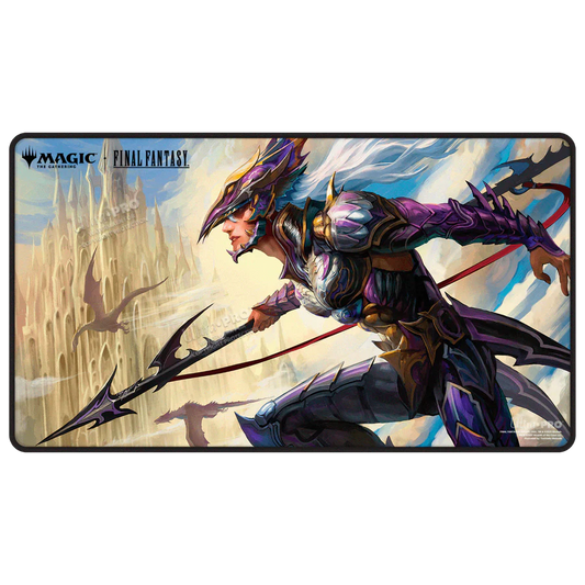 Ultra Pro: Magic The Gathering Final Fantasy Black-Stitched Playmat: Kain, Traitorous Dragoon