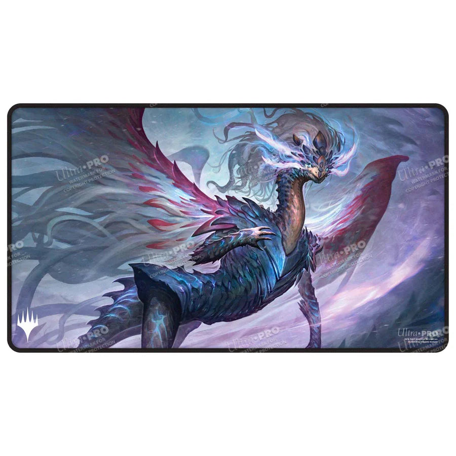 Ultra Pro: Black-Stitched Playmat for Magic The Gathering: Tarkir Dragonstorm Shiko, Paragon of The Way