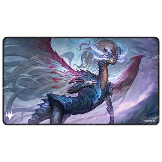Ultra Pro: Black-Stitched Playmat for Magic The Gathering: Tarkir Dragonstorm Shiko, Paragon of The Way