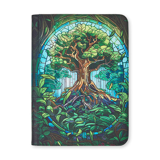 Arcane Fortress Accessories: 9-Pocket Binder: Stained Glass: Mythical Forest