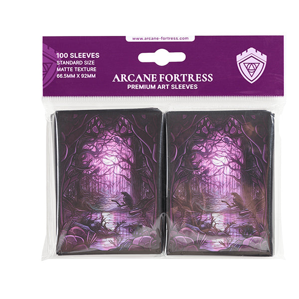 Arcane Fortress Acessories: Standard Size Matte Sleeves: Stained Glass: Decaying Swamp