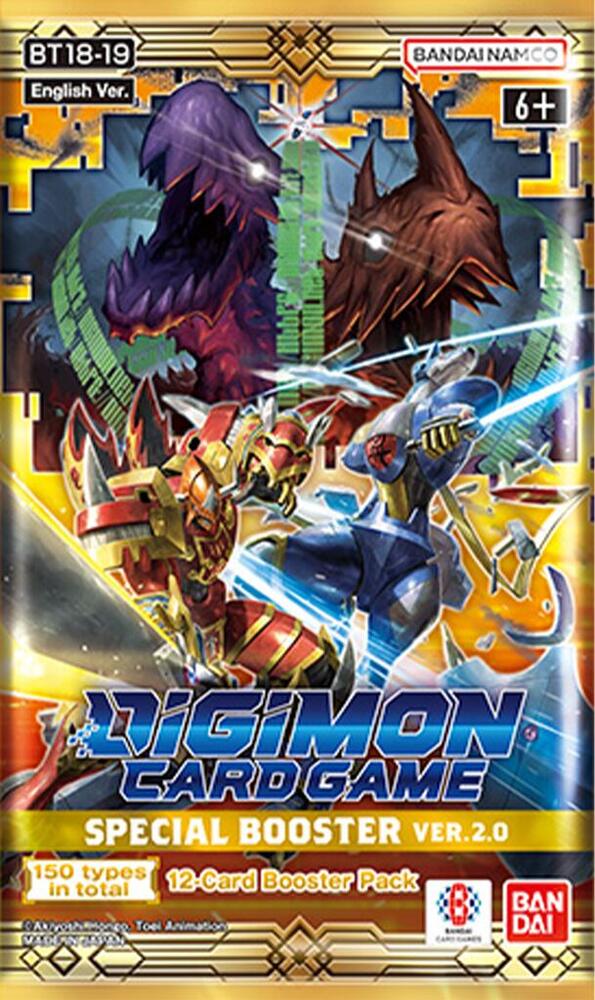 Digimon Card Game: Special Booster 2.0: BT-18/BT-19: Booster Pack