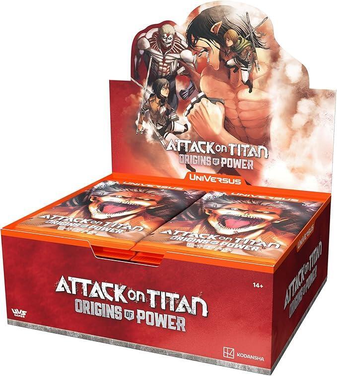 Universus: Attack on Titan: Origins of Power Booster Display