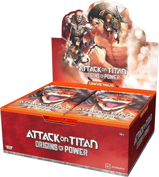 Universus: Attack on Titan: Origins of Power Booster Display