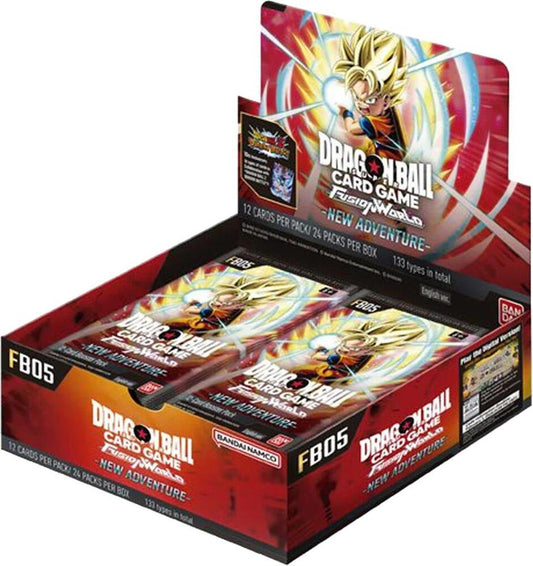 Dragon Ball Super: Fusion World: FB05: New Adventure Booster Display