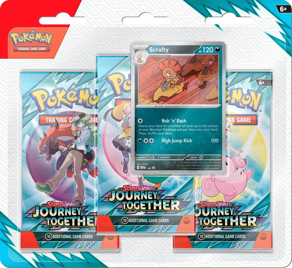 Pokémon TCG: Scarlet & Violet: Journey Together 3-Pack Blister