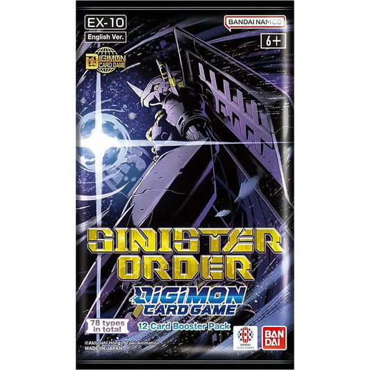 Digimon Card Game: EX 10: Sinister Order Booster Pack
