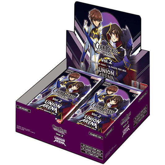 Union Arena Card Game: Code Geass: Lelouch of the Rebellion Vol. 2 Booster Display