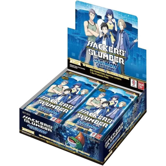 Digimon Card Game: BT-23: Hackers' Slumber Booster Display