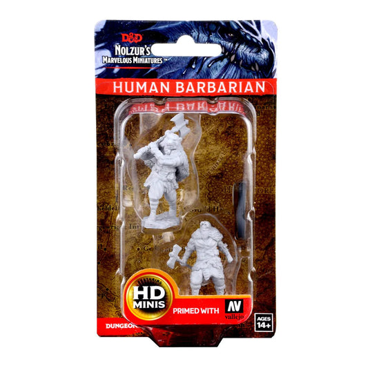 WizKids: D&D Nolzur's Marvelous Miniatures: Wave 01: Human Male Barbarian