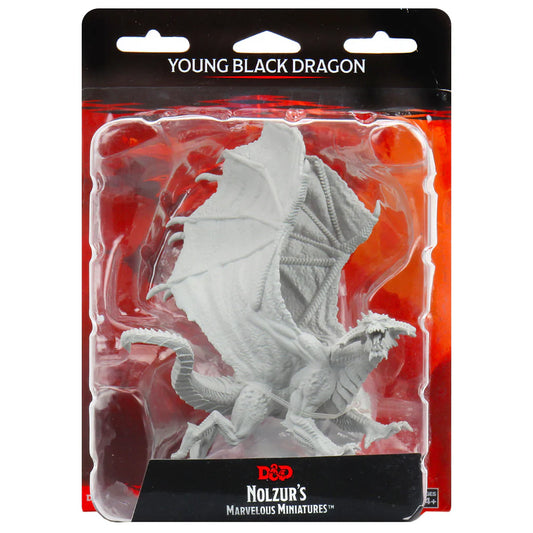 WizKids: D&D Nolzur's Marvelous Miniatures: Wave 08: Young Black Dragon