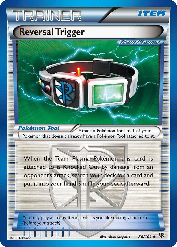 CGC Graded Card: Pokémon TCG: Plasma Blast: Reversal Trigger 86/101 Reverse Holo
