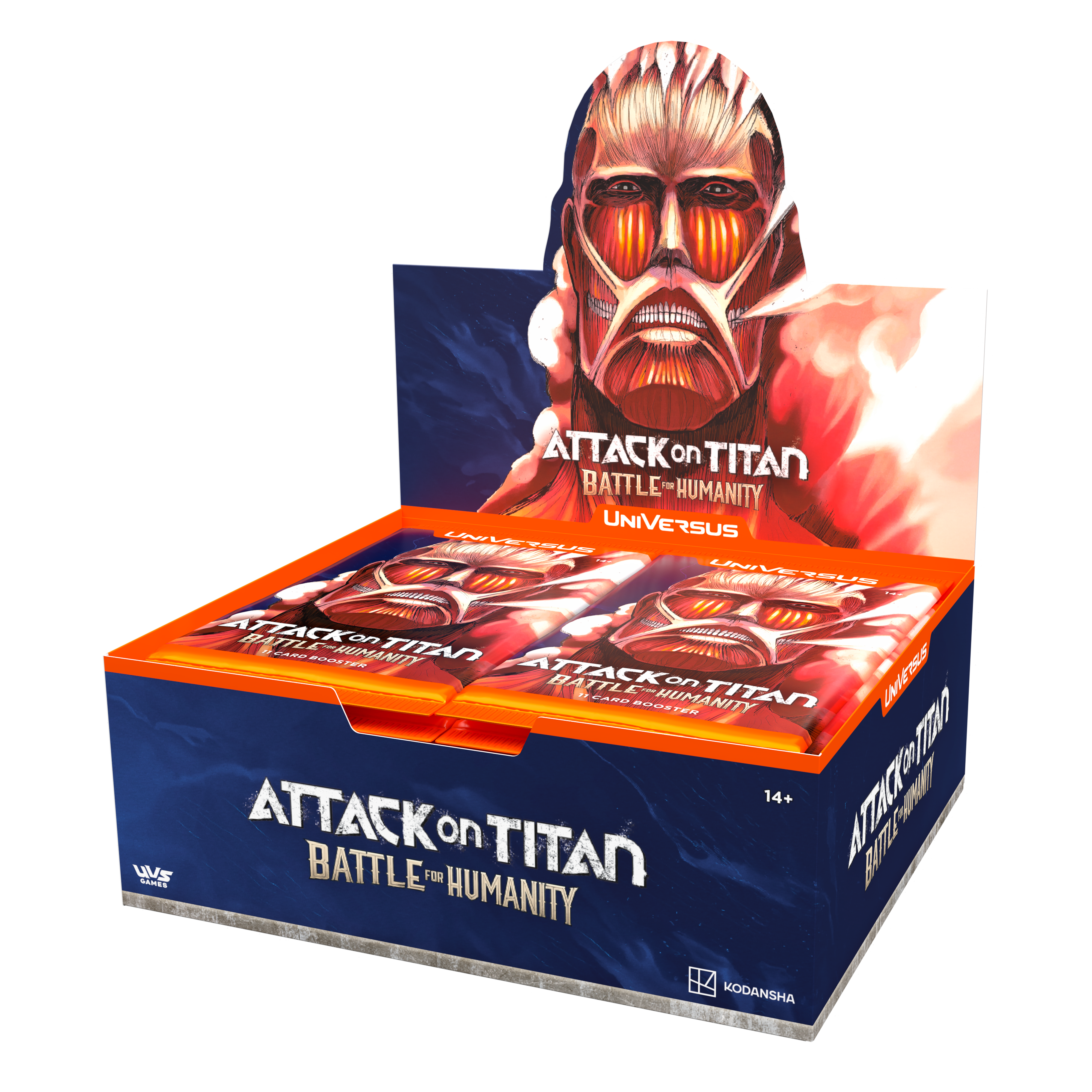 Universus: Attack on Titan: Battle for Humanity Booster Display