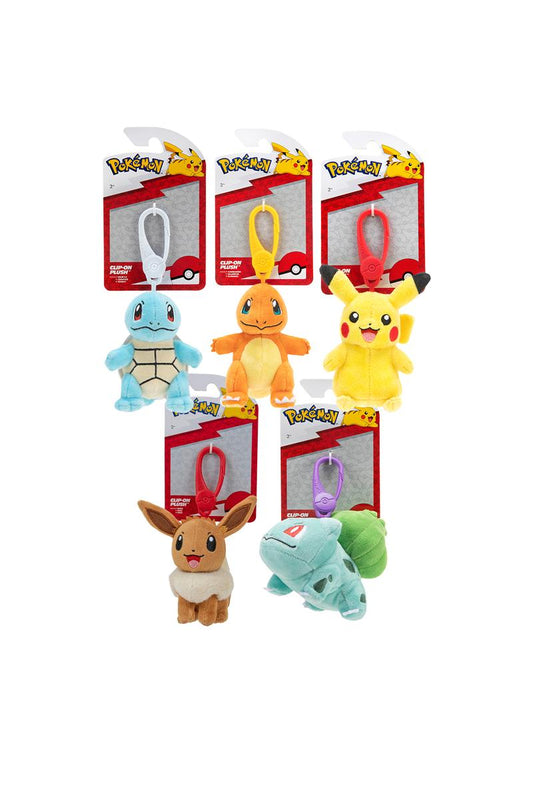 Jazwares: Pokémon Clip-On Plush