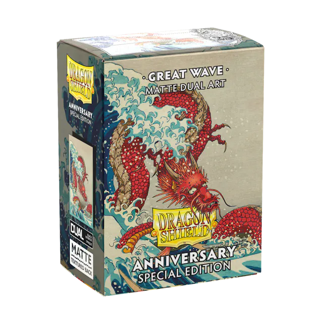 Dragon Shield: Dual Matte Art Sleeves: Great Wave: Anniversary Edition