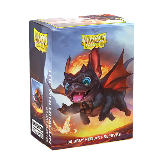 Dragon Shield Brushed Art Sleeves: The Wufdragon