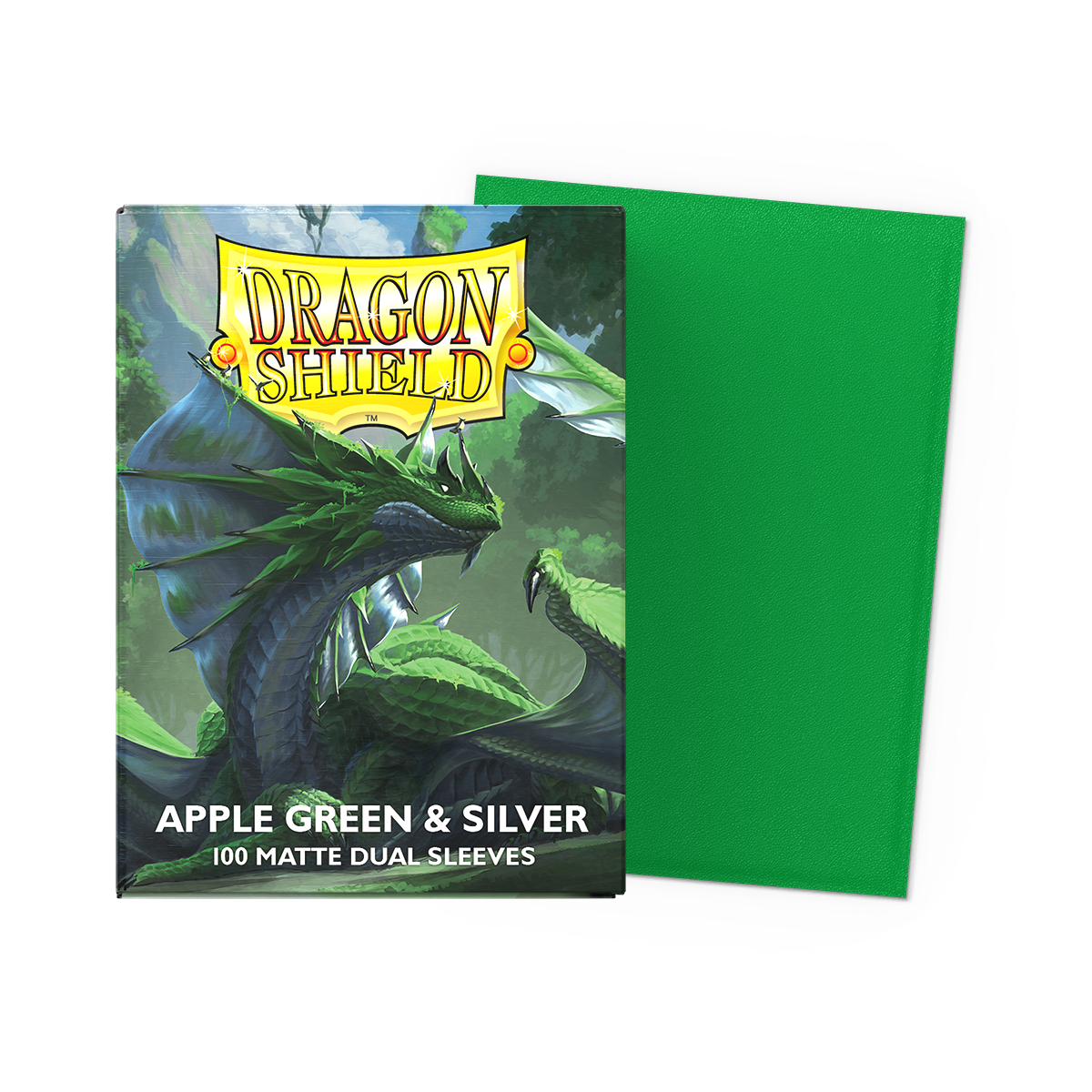 Apple Green & Silver - Matte Dual Sleeves - packaging