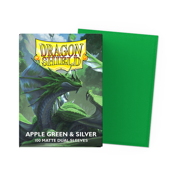 Apple Green & Silver - Matte Dual Sleeves - packaging