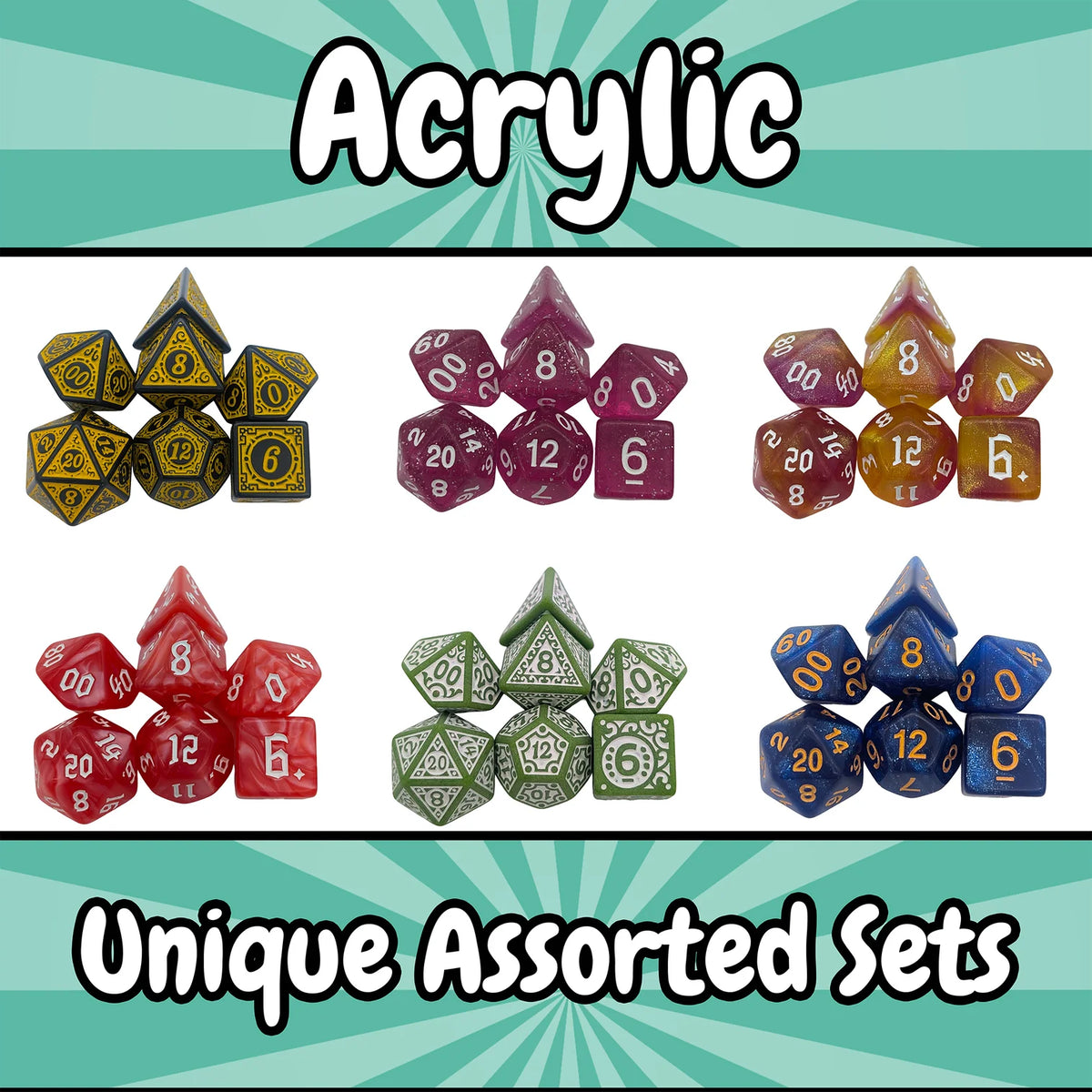 Mystery Dice Goblin - Acrylic Dice
