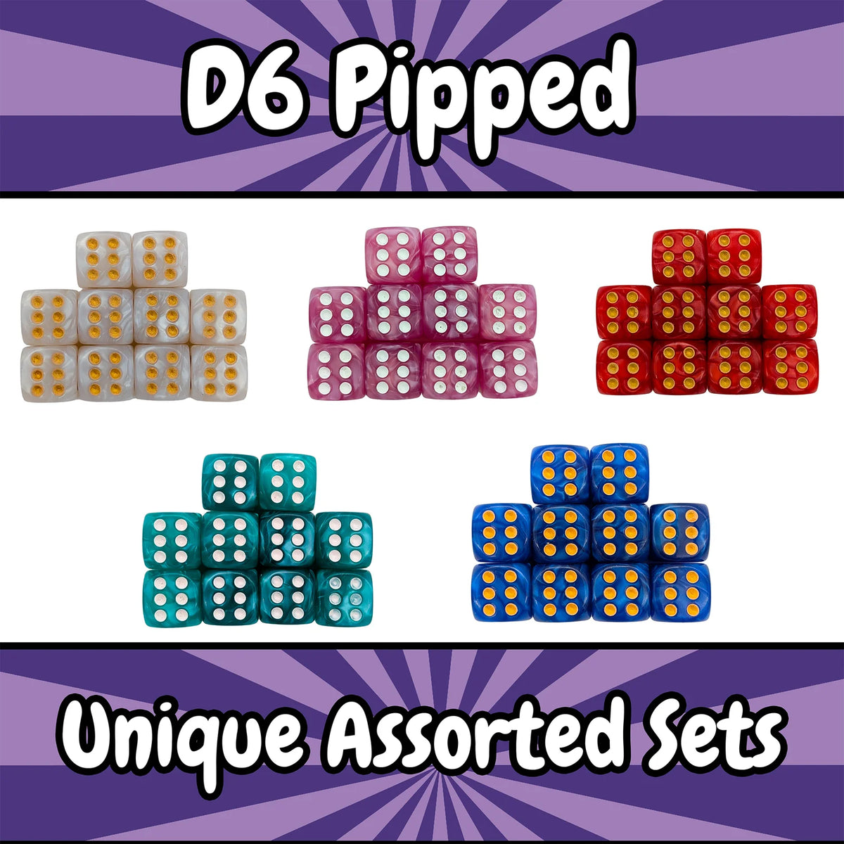 Mystery Dice Goblin - Pipped D6 36 count