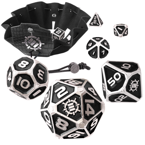 Enhance Gaming: 7pc Metal Dice Set: Collector's Edition