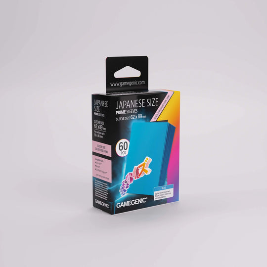 Gamegenic Japanese Size Prime Sleeves (60ct) - Blue