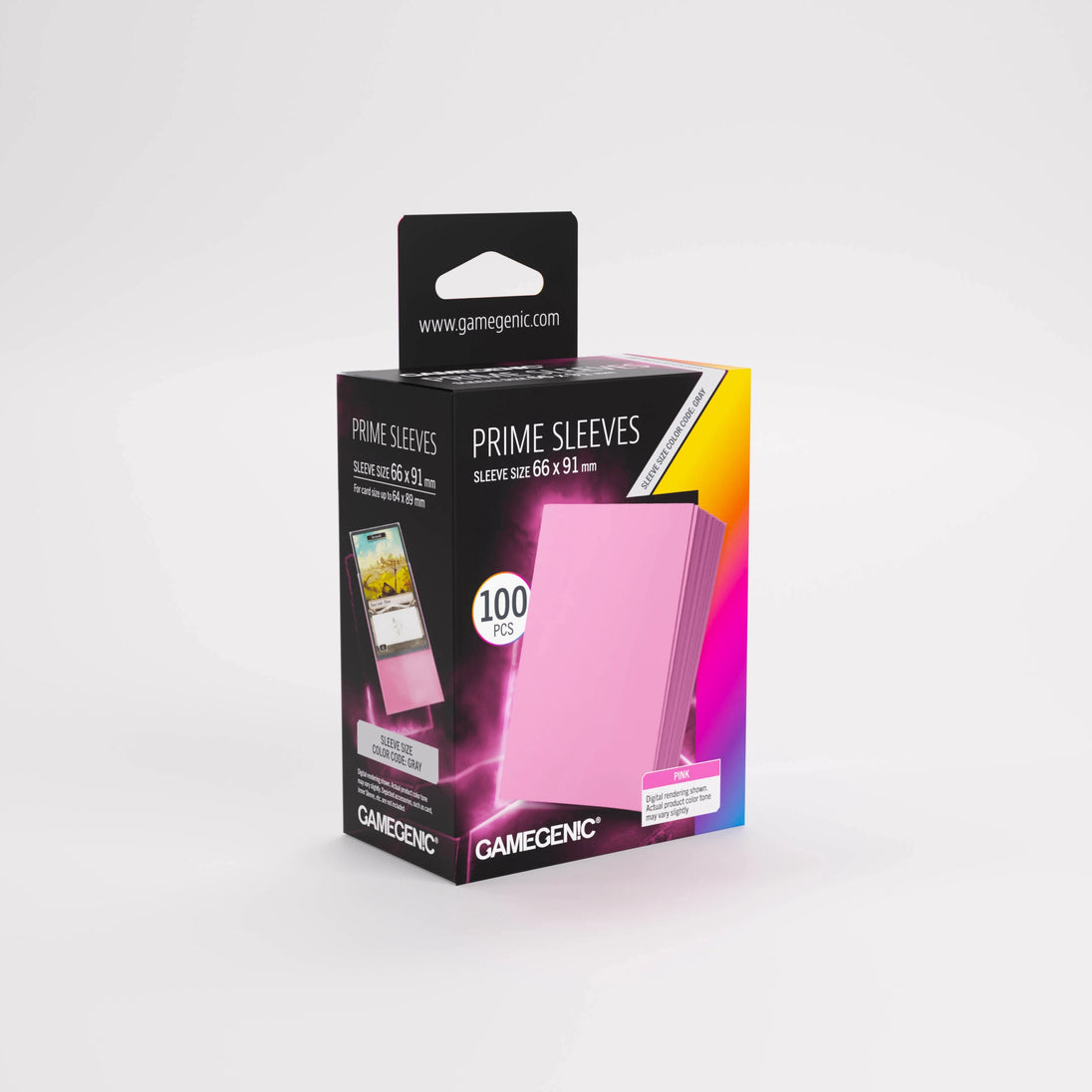 Gamegenic Standard Size Prime Sleeves - Pink