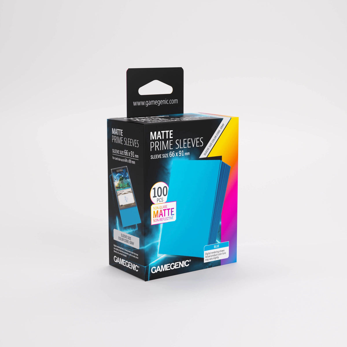 Gamegenic Matte Standard Size Prime Sleeves - Blue