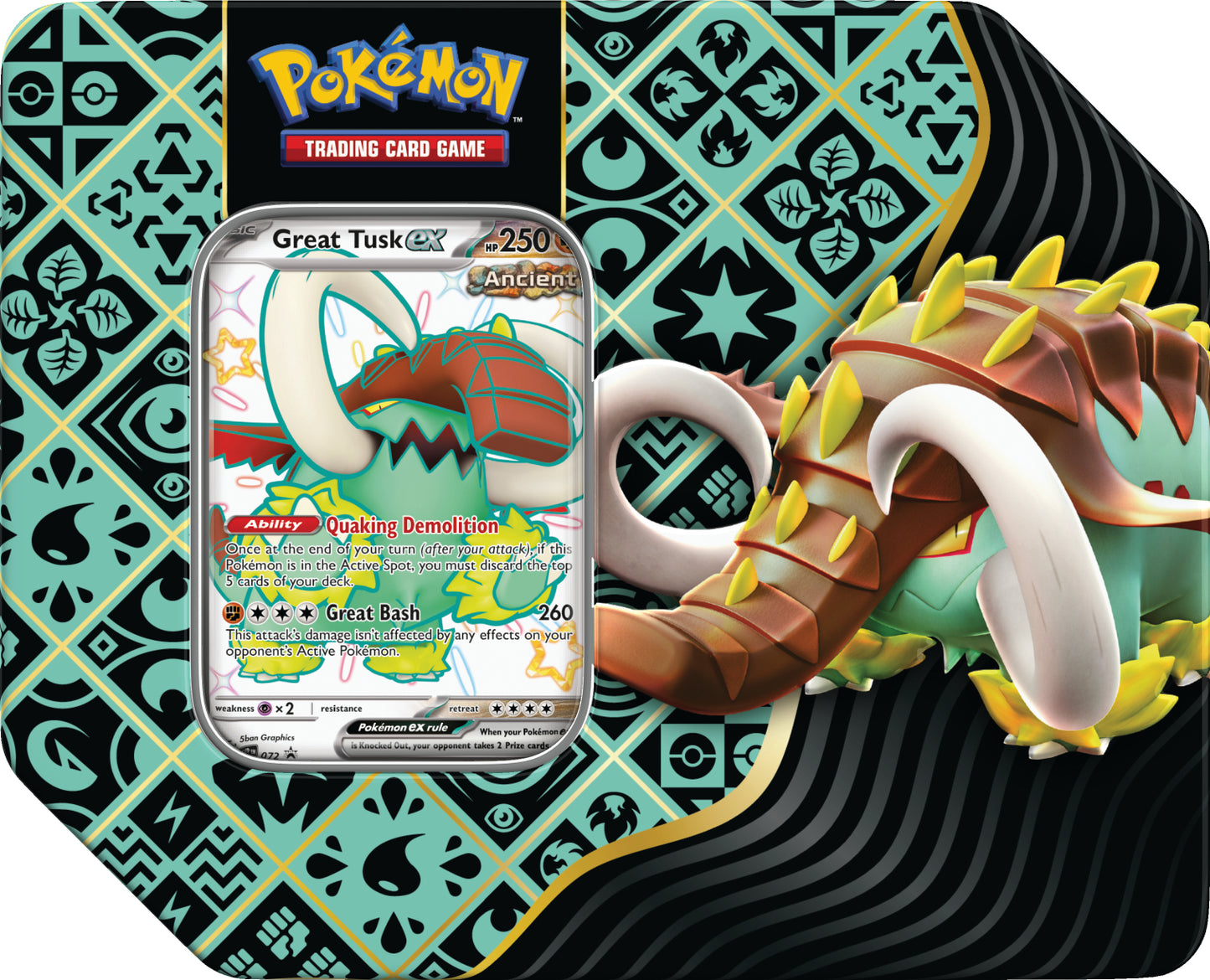 Pokémon TCG: Scarlet & Violet: Paldean Fates: Tin