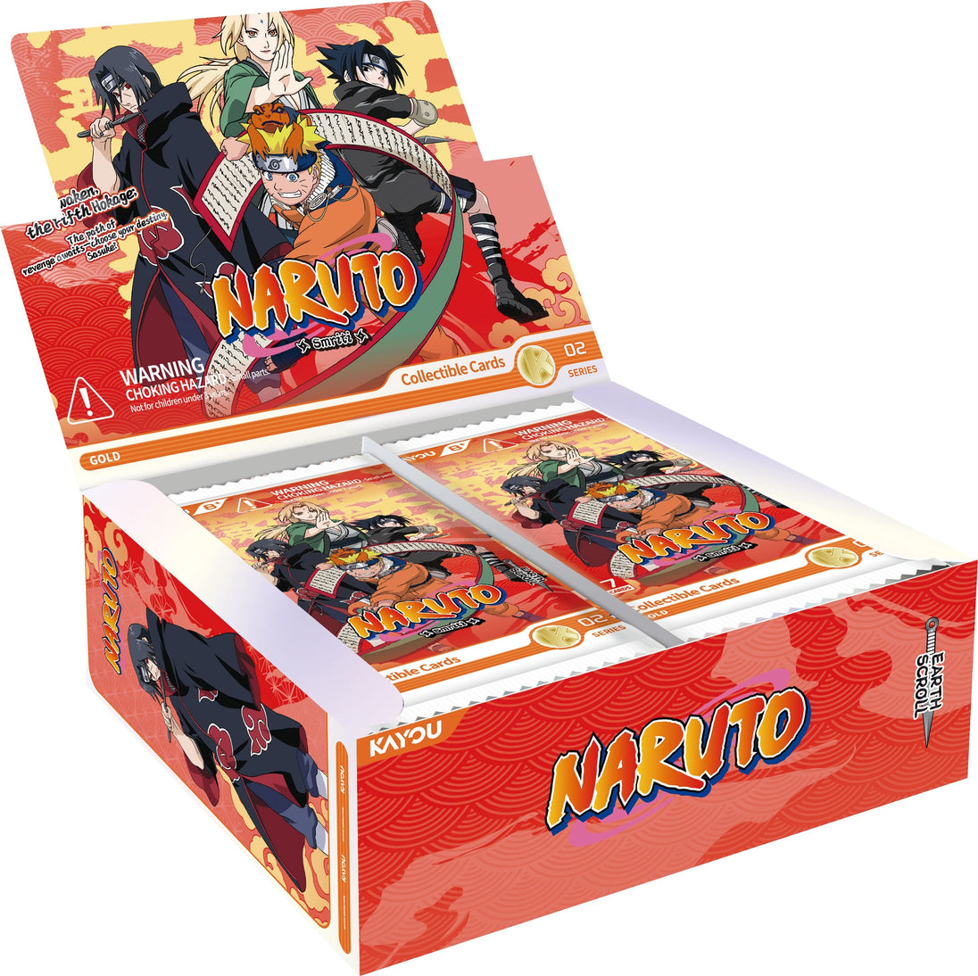 Naruto Collectible Cards: Smriti - Earth Scroll Foil Pack Display 002A